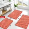 image:imageSmiry Bathroom Toilet Rugs U Shaped 24x20 Extra Soft Absorbent Non Slip Rubber Backing Chenille Contour Bath Rugs for Toilet Machine Washable Contoured Bath Mats Navy BlueCoral