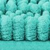 image:imageSmiry Bathroom Toilet Rugs U Shaped 24x20 Extra Soft Absorbent Non Slip Rubber Backing Chenille Contour Bath Rugs for Toilet Machine Washable Contoured Bath Mats Navy BlueTurquoise