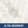 image:imageSmiry Bathroom Toilet Rugs U Shaped 24x20 Extra Soft Absorbent Non Slip Rubber Backing Chenille Contour Bath Rugs for Toilet Machine Washable Contoured Bath Mats Navy BlueIvory