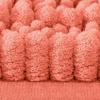 image:imageSmiry Bathroom Toilet Rugs U Shaped 24x20 Extra Soft Absorbent Non Slip Rubber Backing Chenille Contour Bath Rugs for Toilet Machine Washable Contoured Bath Mats Navy BlueCoral