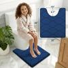 image:imageSmiry Memory Foam Bath Mat 30x20 Ultra Soft NonSlip Bathroom Rugs Plush Water Absorbent Quick Dry and Machine Washable Floor Mat for Shower Tub amp Home Decor Navy BlueNavy Blue