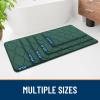 image:imageSmiry Memory Foam Bath Mat 30x20 Ultra Soft NonSlip Bathroom Rugs Plush Water Absorbent Quick Dry and Machine Washable Floor Mat for Shower Tub amp Home Decor Navy BlueHunter Green