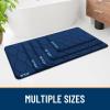 image:imageSmiry Memory Foam Bath Mat 30x20 Ultra Soft NonSlip Bathroom Rugs Plush Water Absorbent Quick Dry and Machine Washable Floor Mat for Shower Tub amp Home Decor Navy BlueNavy Blue