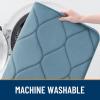 image:imageSmiry Memory Foam Bath Mat 30x20 Ultra Soft NonSlip Bathroom Rugs Plush Water Absorbent Quick Dry and Machine Washable Floor Mat for Shower Tub amp Home Decor Navy BlueAiry Blue