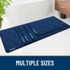 image:imageSmiry Memory Foam Bath Mat 30x20 Ultra Soft NonSlip Bathroom Rugs Plush Water Absorbent Quick Dry and Machine Washable Floor Mat for Shower Tub amp Home Decor Navy BlueNavy Blue