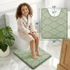 image:imageSmiry Memory Foam Bath Mat 30x20 Ultra Soft NonSlip Bathroom Rugs Plush Water Absorbent Quick Dry and Machine Washable Floor Mat for Shower Tub amp Home Decor Navy BlueSage Green