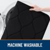 image:imageSmiry Memory Foam Bath Mat 30x20 Ultra Soft NonSlip Bathroom Rugs Plush Water Absorbent Quick Dry and Machine Washable Floor Mat for Shower Tub amp Home Decor Navy BlueBlack