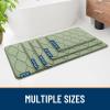 image:imageSmiry Memory Foam Bath Mat 30x20 Ultra Soft NonSlip Bathroom Rugs Plush Water Absorbent Quick Dry and Machine Washable Floor Mat for Shower Tub amp Home Decor Navy BlueSage Green