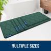 image:imageSmiry Memory Foam Bath Mat 30x20 Ultra Soft NonSlip Bathroom Rugs Plush Water Absorbent Quick Dry and Machine Washable Floor Mat for Shower Tub amp Home Decor Navy BlueHunter Green