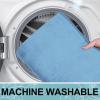image:imageSmiry Memory Foam Bath Mat 36x24 Extra Soft and Absorbent Bathroom Mats Non Slip Washable Carpet for Floor Shower and Tub BlackBlue