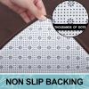 image:imageSmiry Memory Foam Bath Mat 36x24 Extra Soft and Absorbent Bathroom Mats Non Slip Washable Carpet for Floor Shower and Tub BlackBrown