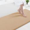image:imageSmiry Memory Foam Bath Mat 36x24 Extra Soft and Absorbent Bathroom Mats Non Slip Washable Carpet for Floor Shower and Tub BlackCamel