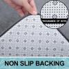 image:imageSmiry Memory Foam Bath Mat 36x24 Extra Soft and Absorbent Bathroom Mats Non Slip Washable Carpet for Floor Shower and Tub BlackDark Grey