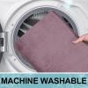 image:imageSmiry Memory Foam Bath Mat 36x24 Extra Soft and Absorbent Bathroom Mats Non Slip Washable Carpet for Floor Shower and Tub BlackDeep Plum