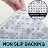 image:imageSmiry Memory Foam Bath Mat 36x24 Extra Soft and Absorbent Bathroom Mats Non Slip Washable Carpet for Floor Shower and Tub BlackIvory White