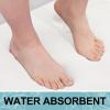 image:imageSmiry Memory Foam Bath Mat 36x24 Extra Soft and Absorbent Bathroom Mats Non Slip Washable Carpet for Floor Shower and Tub BlackIvory White