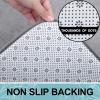 image:imageSmiry Memory Foam Bath Mat 36x24 Extra Soft and Absorbent Bathroom Mats Non Slip Washable Carpet for Floor Shower and Tub BlackMedium Grey