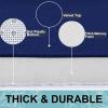 image:imageSmiry Memory Foam Bath Mat 36x24 Extra Soft and Absorbent Bathroom Mats Non Slip Washable Carpet for Floor Shower and Tub BlackNavy Blue