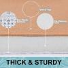 image:imageSmiry Memory Foam Bath Mat 36x24 Extra Soft and Absorbent Bathroom Mats Non Slip Washable Carpet for Floor Shower and Tub BlackPeach