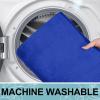 image:imageSmiry Memory Foam Bath Mat 36x24 Extra Soft and Absorbent Bathroom Mats Non Slip Washable Carpet for Floor Shower and Tub BlackRoyal Blue