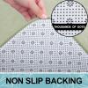 image:imageSmiry Memory Foam Bath Mat 36x24 Extra Soft and Absorbent Bathroom Mats Non Slip Washable Carpet for Floor Shower and Tub BlackSage Green