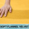 image:imageSmiry Memory Foam Bath Mat 36x24 Extra Soft and Absorbent Bathroom Mats Non Slip Washable Carpet for Floor Shower and Tub BlackYellow