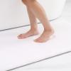 image:imageSmiry Memory Foam Bath Mat Set 30x 20 36 x 24 Super Soft Absorbent Bathroom Rugs Non Slip Bath Rug Runner for Bathroom Floors White
