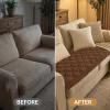image:imageSmiry Pet Couch Cover for Dogs Washable NonSlip Fuzzy Couch Covers for 3 Cushion Sofa Pet Friendly Soft Thick Furniture Protector Sofa Slipcover Mat for Dogs Dark Grey 276 x 709Chocolate