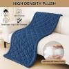 image:imageSmiry Pet Couch Cover for Dogs Washable NonSlip Fuzzy Couch Covers for 3 Cushion Sofa Pet Friendly Soft Thick Furniture Protector Sofa Slipcover Mat for Dogs Dark Grey 276 x 709Navy