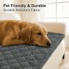 image:imageSmiry Pet Couch Cover for Dogs Washable NonSlip Fuzzy Couch Covers for 3 Cushion Sofa Pet Friendly Soft Thick Furniture Protector Sofa Slipcover Mat for Dogs Dark Grey 276 x 709Dark Grey