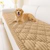 image:imageSmiry Pet Couch Cover for Dogs Washable NonSlip Fuzzy Couch Covers for 3 Cushion Sofa Pet Friendly Soft Thick Furniture Protector Sofa Slipcover Mat for Dogs Dark Grey 276 x 709Camel