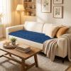 image:imageSmiry Pet Couch Cover for Dogs Washable NonSlip Fuzzy Couch Covers for 3 Cushion Sofa Pet Friendly Soft Thick Furniture Protector Sofa Slipcover Mat for Dogs Dark Grey 276 x 709Navy