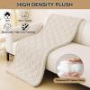 image:imageSmiry Pet Couch Cover for Dogs Washable NonSlip Fuzzy Couch Covers for 3 Cushion Sofa Pet Friendly Soft Thick Furniture Protector Sofa Slipcover Mat for Dogs Dark Grey 276 x 709White
