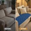 image:imageSmiry Pet Couch Cover for Dogs Washable NonSlip Fuzzy Couch Covers for 3 Cushion Sofa Pet Friendly Soft Thick Furniture Protector Sofa Slipcover Mat for Dogs Dark Grey 276 x 709Navy