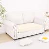 image:imageSmiry Printed Couch Cushion Covers Stretch Soft Couch Covers for Sofa Washable NonSlip Sofa Slipcover Furniture Protector for Indoor and Outdoor 1 Pack RedCream