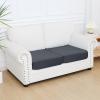 image:imageSmiry Printed Couch Cushion Covers Stretch Soft Couch Covers for Sofa Washable NonSlip Sofa Slipcover Furniture Protector for Indoor and Outdoor 1 Pack RedDark Grey