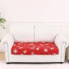 image:imageSmiry Printed Couch Cushion Covers Stretch Soft Couch Covers for Sofa Washable NonSlip Sofa Slipcover Furniture Protector for Indoor and Outdoor 1 Pack RedRed