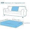 image:imageSmiry Printed Couch Cushion Covers Stretch Soft Couch Covers for Sofa Washable NonSlip Sofa Slipcover Furniture Protector for Indoor and Outdoor 1 Pack RedBlue Green