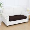 image:imageSmiry Printed Couch Cushion Covers Stretch Soft Couch Covers for Sofa Washable NonSlip Sofa Slipcover Furniture Protector for Indoor and Outdoor 1 Pack RedChocolate