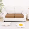 image:imageSmiry Printed Couch Cushion Covers Stretch Soft Couch Covers for Sofa Washable NonSlip Sofa Slipcover Furniture Protector for Indoor and Outdoor 1 Pack RedCamel