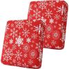 image:imageSmiry Printed Couch Cushion Covers Stretch Soft Couch Covers for Sofa Washable NonSlip Sofa Slipcover Furniture Protector for Indoor and Outdoor 1 Pack RedRed With White