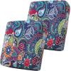image:imageSmiry Printed Couch Cushion Covers Stretch Soft Couch Covers for Sofa Washable NonSlip Sofa Slipcover Furniture Protector for Indoor and Outdoor 1 Pack RedBlue Green