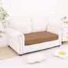 image:imageSmiry Printed Couch Cushion Covers Stretch Soft Couch Covers for Sofa Washable NonSlip Sofa Slipcover Furniture Protector for Indoor and Outdoor 1 Pack RedCamel