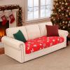 image:imageSmiry Printed Couch Cushion Covers Stretch Soft Couch Covers for Sofa Washable NonSlip Sofa Slipcover Furniture Protector for Indoor and Outdoor 1 Pack RedRed