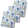 image:imageSmiry Printed Couch Cushion Covers Stretch Soft Couch Covers for Sofa Washable NonSlip Sofa Slipcover Furniture Protector for Indoor and Outdoor 1 Pack RedLight Green