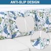 image:imageSmiry Printed Couch Cushion Covers Stretch Soft Couch Covers for Sofa Washable NonSlip Sofa Slipcover Furniture Protector for Indoor and Outdoor 1 Pack RedLight Green