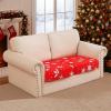 image:imageSmiry Printed Couch Cushion Covers Stretch Soft Couch Covers for Sofa Washable NonSlip Sofa Slipcover Furniture Protector for Indoor and Outdoor 1 Pack RedRed