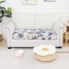 image:imageSmiry Printed Couch Cushion Covers Stretch Soft Couch Covers for Sofa Washable NonSlip Sofa Slipcover Furniture Protector for Indoor and Outdoor 1 Pack RedBeige
