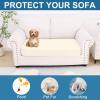 image:imageSmiry Printed Couch Cushion Covers Stretch Soft Couch Covers for Sofa Washable NonSlip Sofa Slipcover Furniture Protector for Indoor and Outdoor 1 Pack RedCream