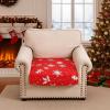 image:imageSmiry Printed Couch Cushion Covers Stretch Soft Couch Covers for Sofa Washable NonSlip Sofa Slipcover Furniture Protector for Indoor and Outdoor 1 Pack RedRed
